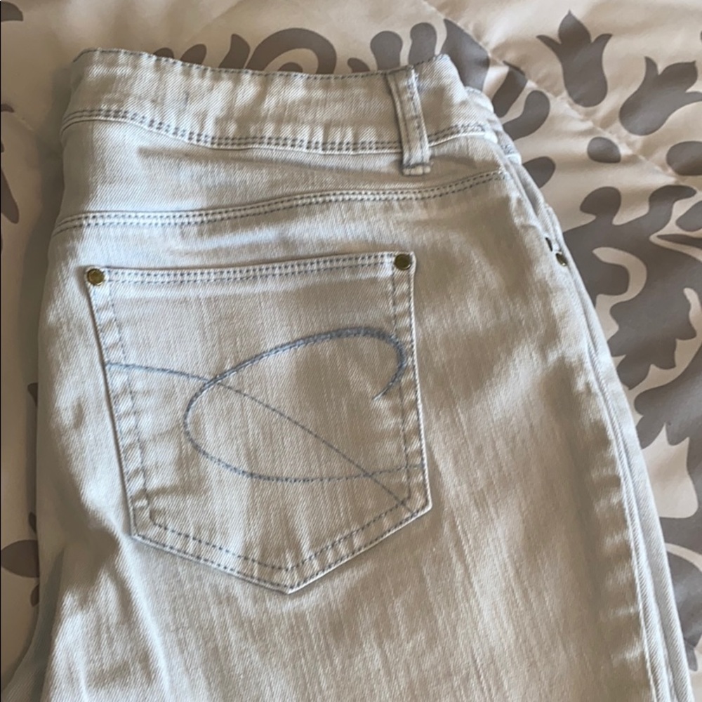 Platinum Chico’s denim jeans